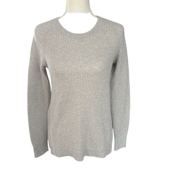 Patagonia Women's Chunky Knit Wool Blend Crewneck Sweater Grey Size XS - Picture 1 of 6